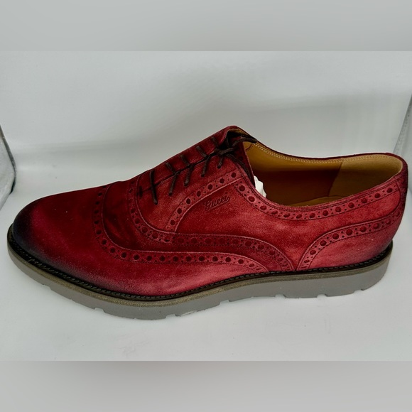 Gucci 💫 Men’s Suede Oxford - Picture 6 of 11